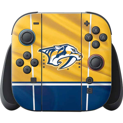 NHL Nashville Predators Jersey Nintendo Switch 2 (2025) Joy-Con Controller Skin