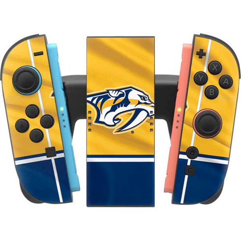 NHL Nashville Predators Jersey Nintendo Switch 2 (2025) Joy-Con Controller Skin
