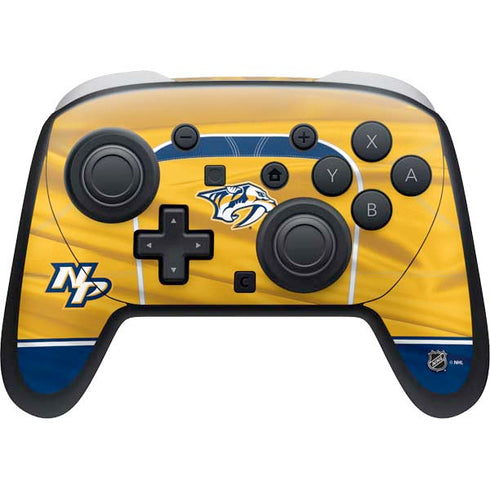 NHL Nashville Predators Jersey Nintendo Switch 2 (2025) Pro Controller Skin