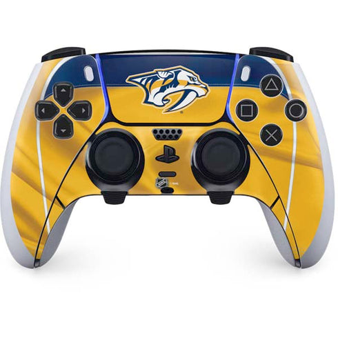 NHL Nashville Predators Jersey PS5 DualSense Edge Pro Controller Skin