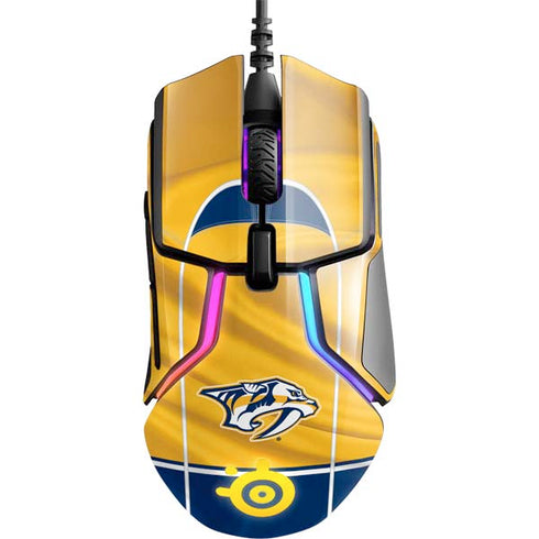 NHL Nashville Predators Jersey SteelSeries Rival 600 Gaming Mouse Skin