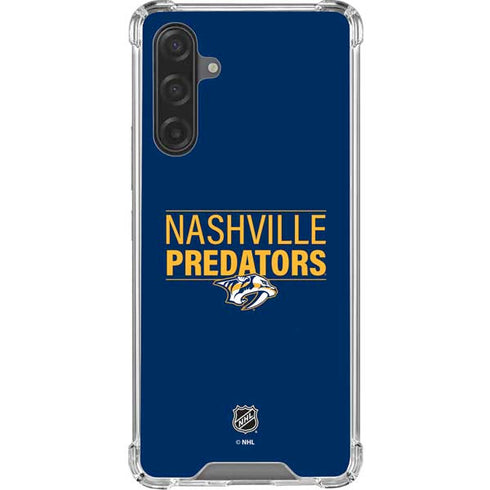 NHL Nashville Predators Lineup Galaxy A17 Clear Case