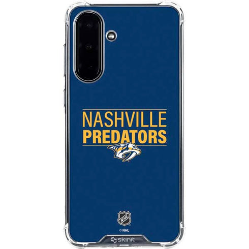 NHL Nashville Predators Lineup Galaxy A36 5G Clear Case