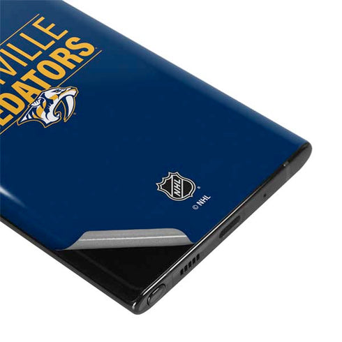 NHL Nashville Predators Lineup Galaxy Note 10 Plus Skin