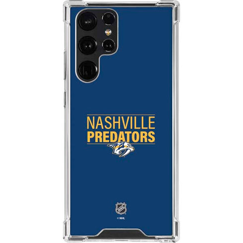 NHL Nashville Predators Lineup Galaxy S23 Ultra Clear Case