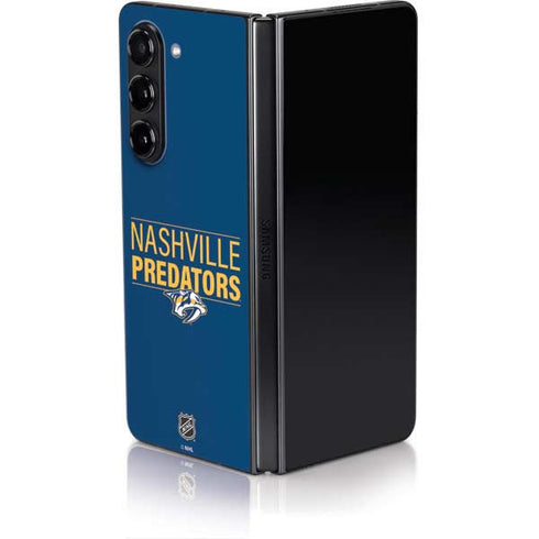 NHL Nashville Predators Lineup Galaxy Z Fold5 5G Skin