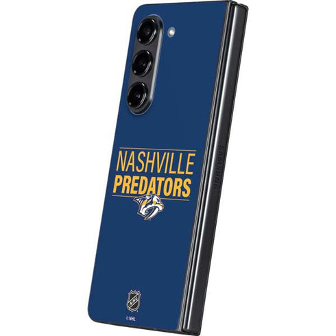 NHL Nashville Predators Lineup Galaxy Z Fold5 5G Skin