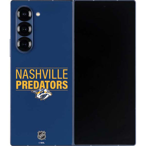 NHL Nashville Predators Lineup Galaxy Z Fold6 Skin