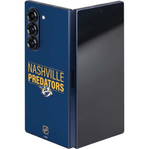 NHL Nashville Predators Lineup Galaxy Z Fold6 Skin