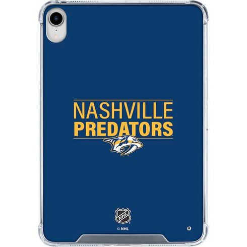 NHL Nashville Predators Lineup iPad 11th Gen (2025) Clear Case