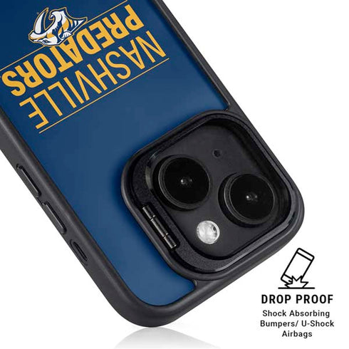 NHL Nashville Predators Lineup iPhone 14 Plus Kickstand Case