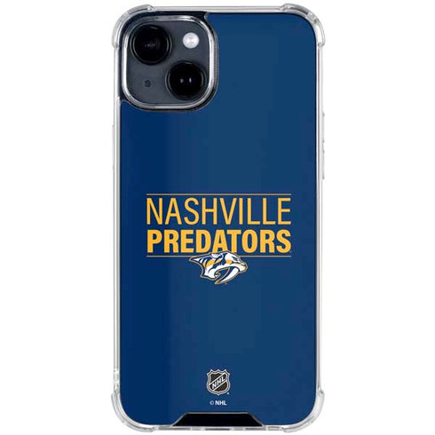NHL Nashville Predators Lineup iPhone 15 Clear Case