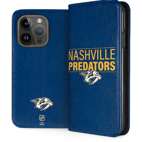 NHL Nashville Predators Lineup iPhone 15 Pro Folio Case