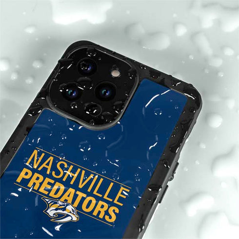 NHL Nashville Predators Lineup iPhone 15 Pro Waterproof Case