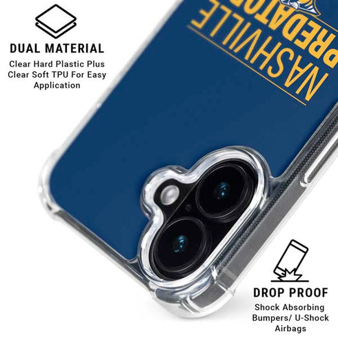 NHL Nashville Predators Lineup iPhone 16 MagSafe Case
