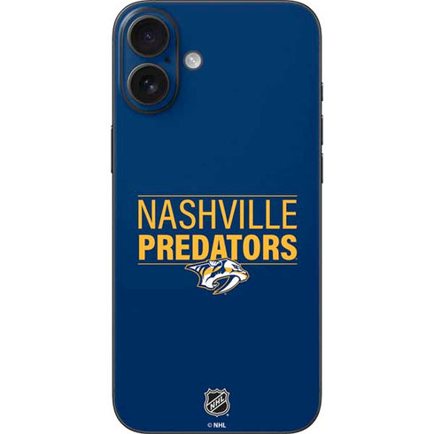 NHL Nashville Predators Lineup iPhone 16 Plus Skin