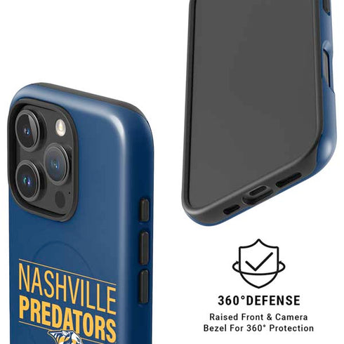 NHL Nashville Predators Lineup iPhone 16 Pro Magsafe Impact Case