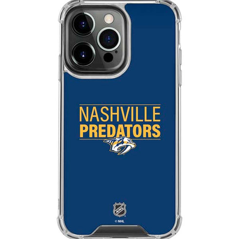 NHL Nashville Predators Lineup iPhone 16 Pro Max Clear Case
