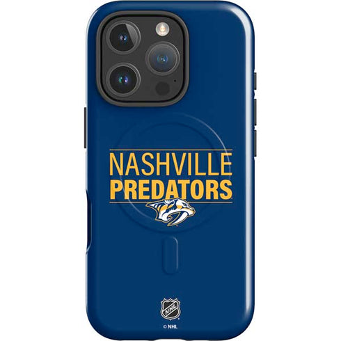 NHL Nashville Predators Lineup iPhone 16 Pro Max Magsafe Impact Case