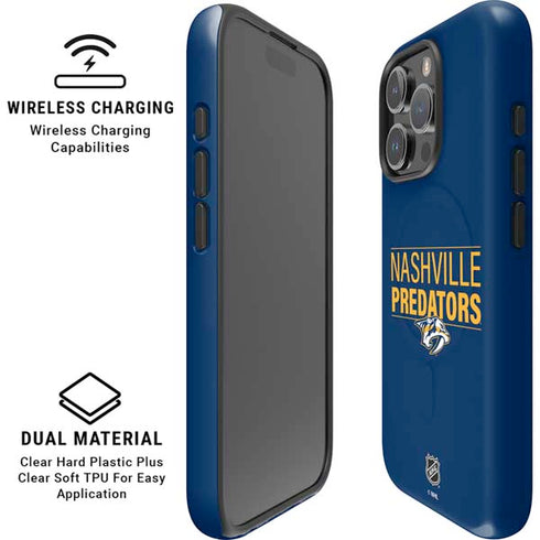 NHL Nashville Predators Lineup iPhone 16 Pro Max Magsafe Impact Case