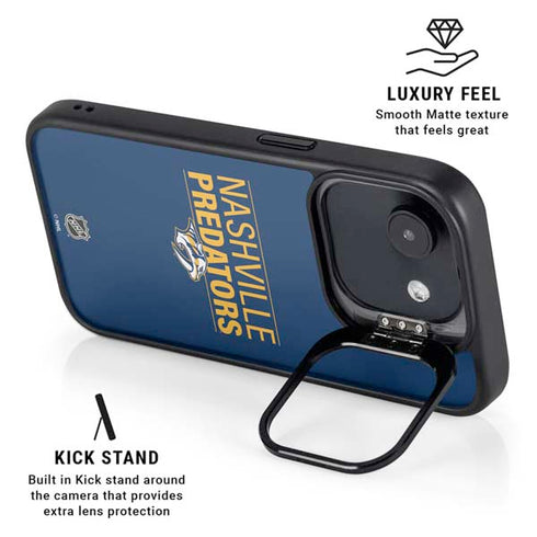 NHL Nashville Predators Lineup iPhone 16e Kickstand Case