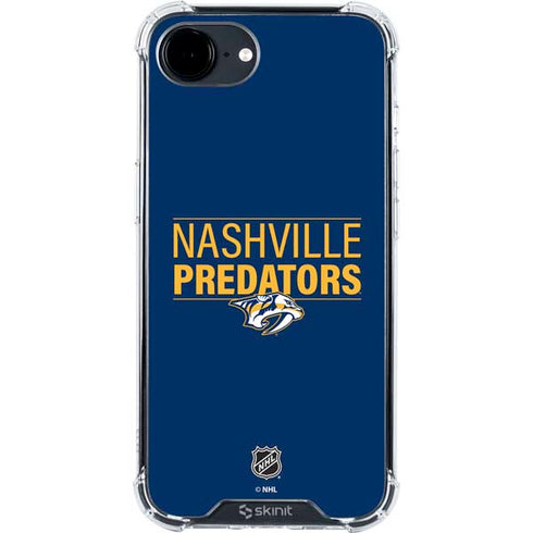 NHL Nashville Predators Lineup iPhone 16e Clear Case