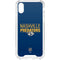 NHL Nashville Predators Lineup iPhone XS Clear Case