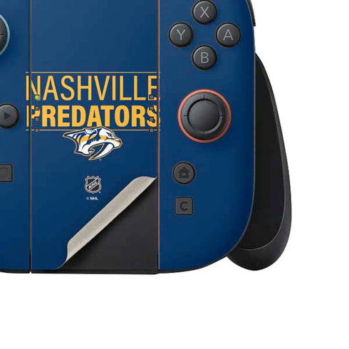 NHL Nashville Predators Lineup Nintendo Switch 2 (2025) Joy-Con Controller Skin