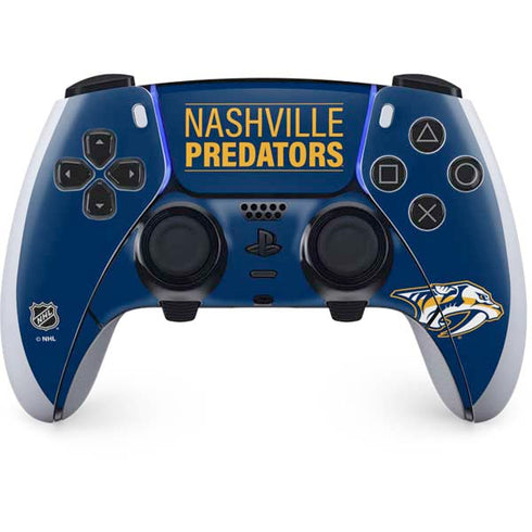 NHL Nashville Predators Lineup PS5 DualSense Edge Pro Controller Skin