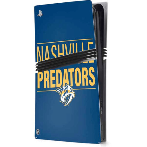NHL Nashville Predators Lineup PS5 Pro Console Skin