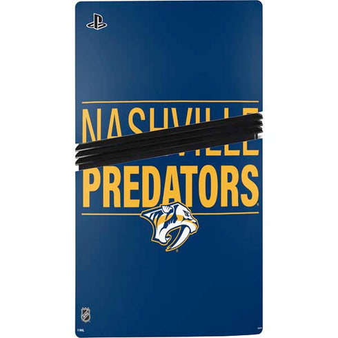 NHL Nashville Predators Lineup PS5 Pro Console Skin