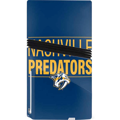 NHL Nashville Predators Lineup PS5 Pro Disk Console Skin