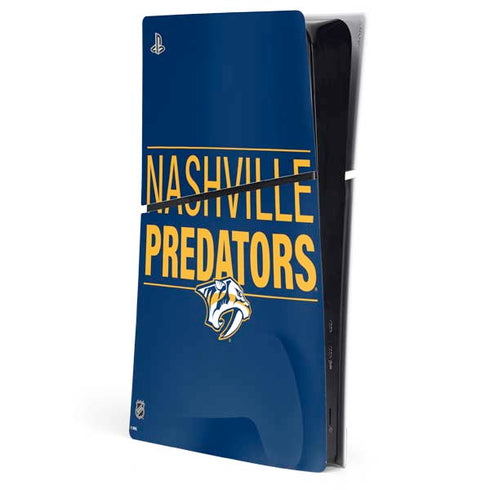 NHL Nashville Predators Lineup PS5 Slim Digital Edition Console Skin