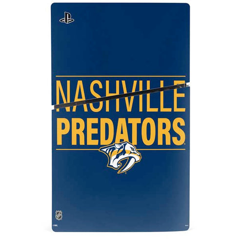 NHL Nashville Predators Lineup PS5 Slim Digital Edition Console Skin