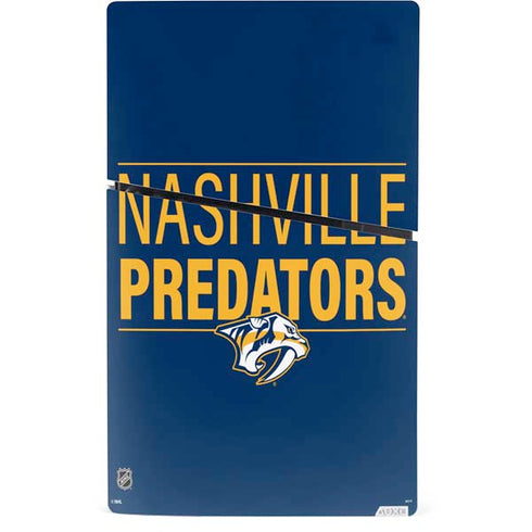 NHL Nashville Predators Lineup PS5 Slim Digital Edition Console Skin