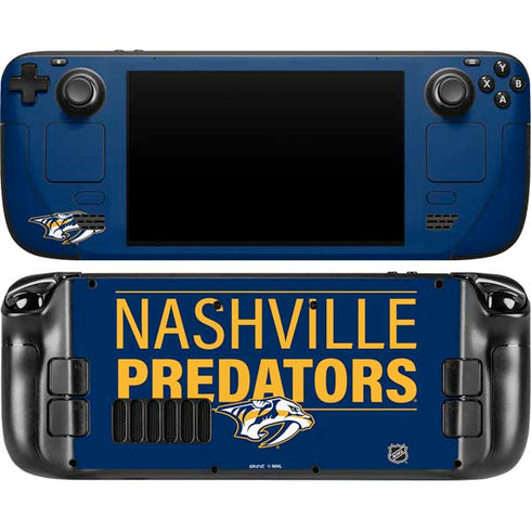 NHL Nashville Predators Lineup Steam Deck Handheld Gaming Computer OLED Skin
