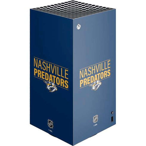 NHL Nashville Predators Lineup XBox Series X Digital Edition Console Skin