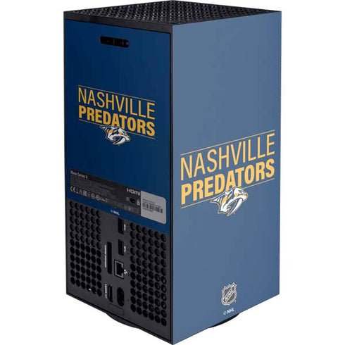 NHL Nashville Predators Lineup XBox Series X Digital Edition Console Skin