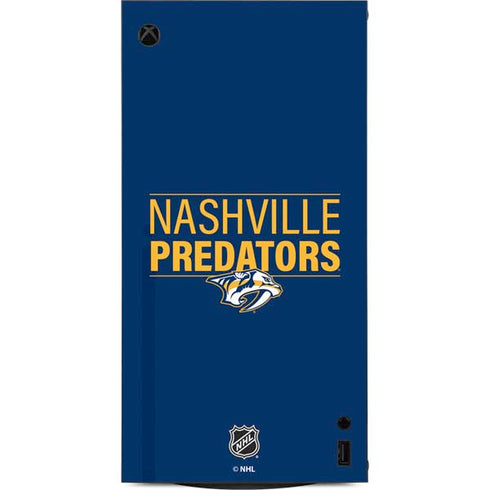 NHL Nashville Predators Lineup XBox Series X Digital Edition Console Skin