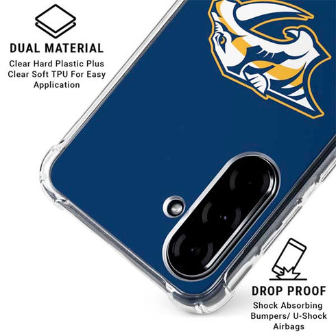 NHL Nashville Predators Logo Galaxy A36 5G Clear Case