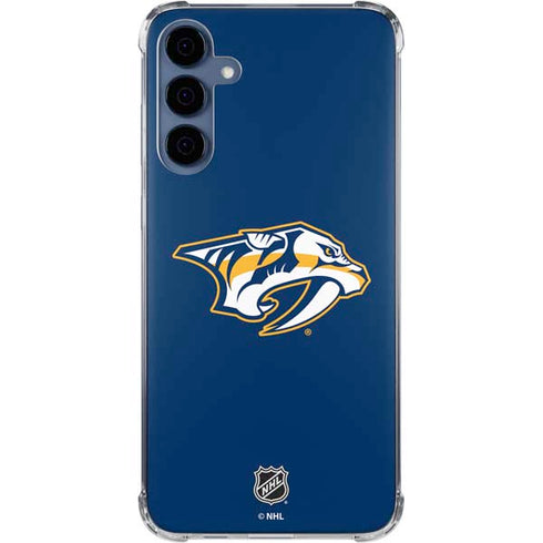 NHL Nashville Predators Logo Galaxy A55 5G Clear Case
