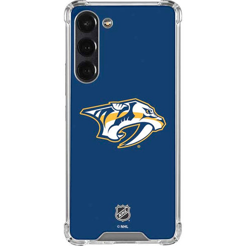 NHL Nashville Predators Logo Galaxy S24 FE Clear Case