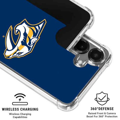 NHL Nashville Predators Logo Galaxy S26 Clear Case
