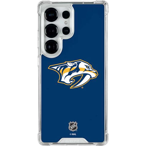 NHL Nashville Predators Logo Galaxy S26 Ultra Clear Case