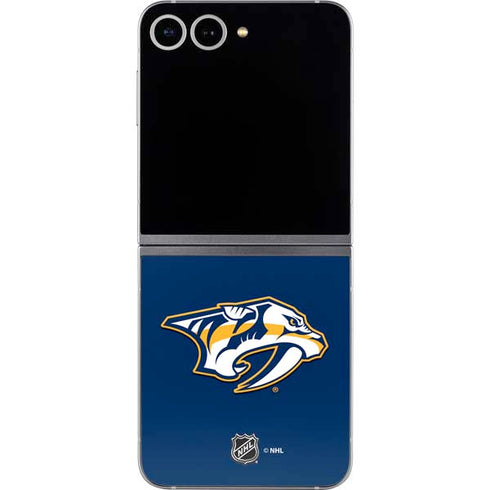 NHL Nashville Predators Logo Galaxy Z Flip6 Skin