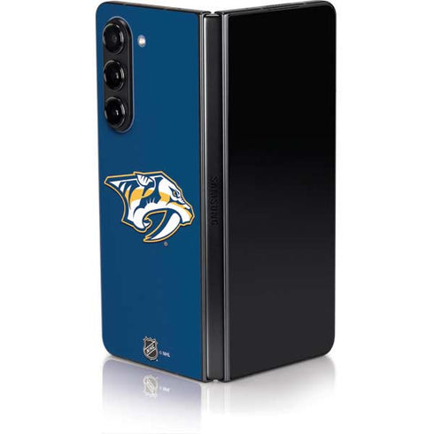 NHL Nashville Predators Logo Galaxy Z Fold5 5G Skin