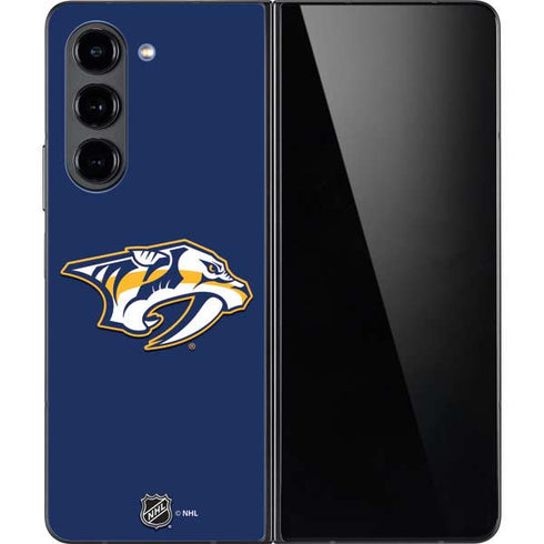 NHL Nashville Predators Logo Galaxy Z Fold5 5G Skin