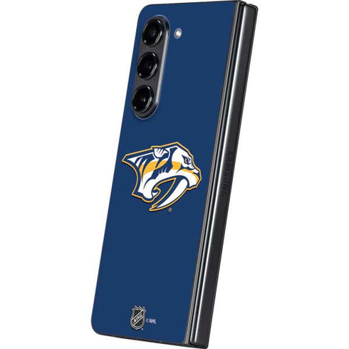 NHL Nashville Predators Logo Galaxy Z Fold5 5G Skin