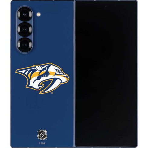 NHL Nashville Predators Logo Galaxy Z Fold6 Skin