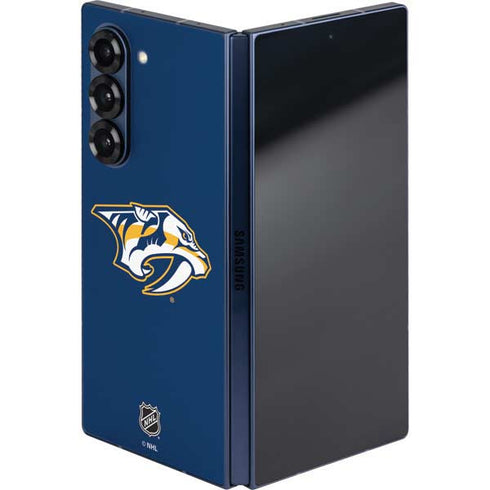 NHL Nashville Predators Logo Galaxy Z Fold6 Skin